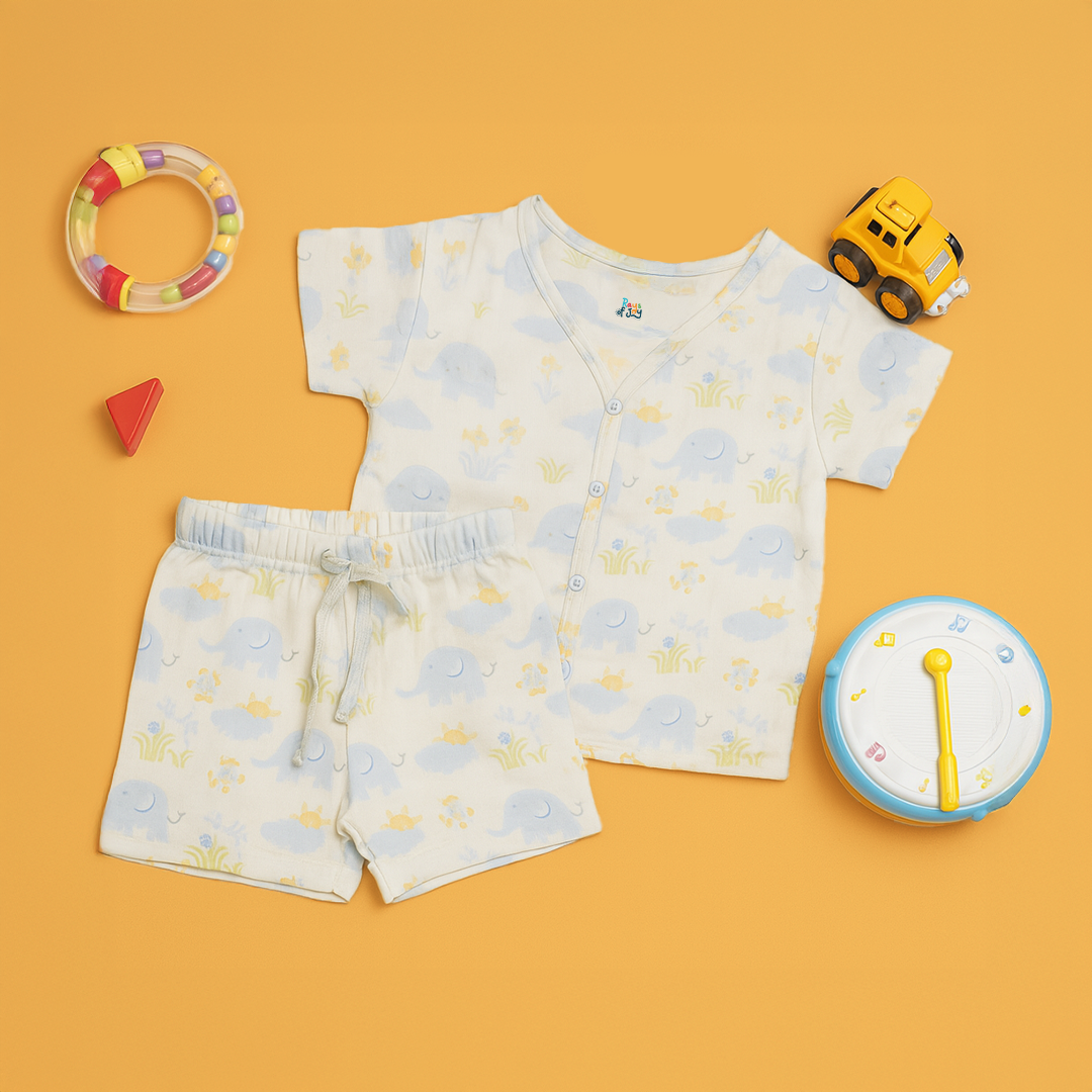 Muslin Blue Elephant