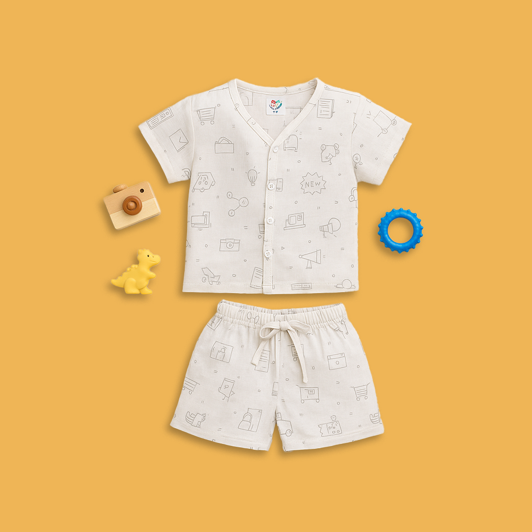 Muslin Quirky Doodle