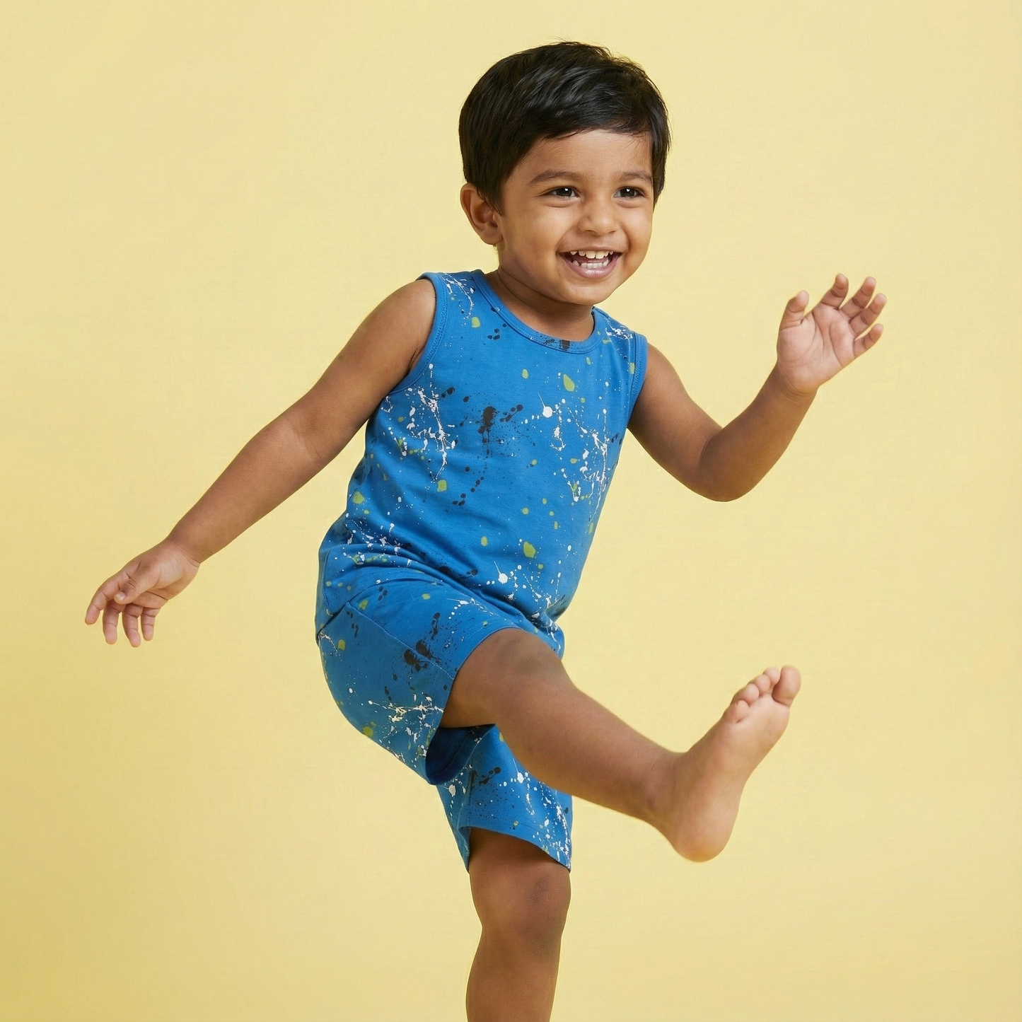 Space Splash Sleeveless Co-Ord Set