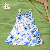 Floral Sunshine - White Breezy Dress