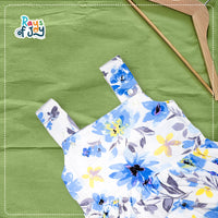 Floral Sunshine - White Breezy Dress