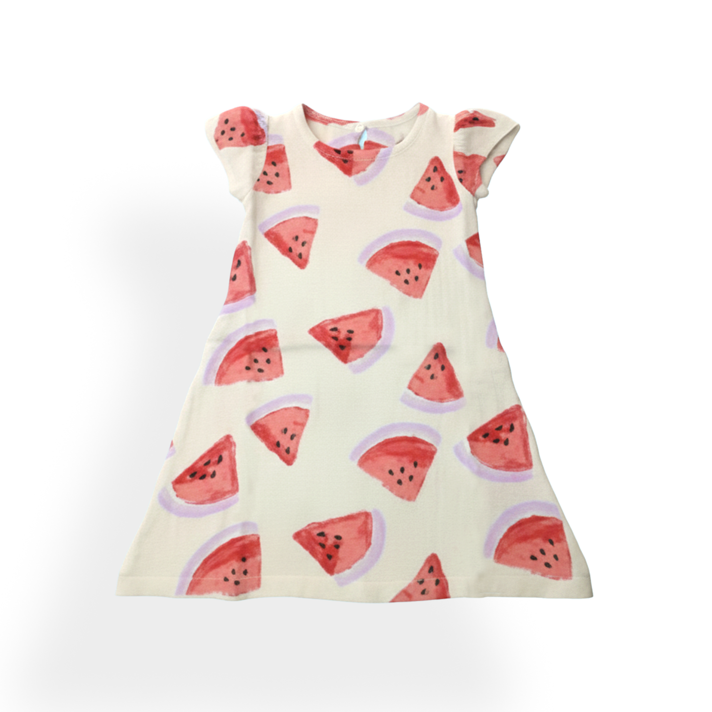 Watermelon Print Elegant Dress
