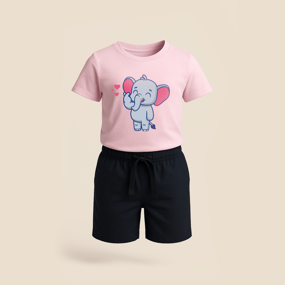 Pink Elephant Graphic