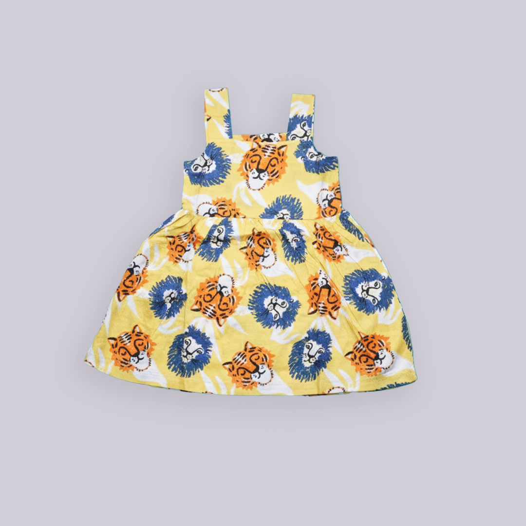 Wild Whiskers - Yellow Breezy Dress