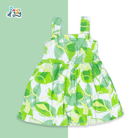 Lush Leafy Layers - Green Breezy Dress