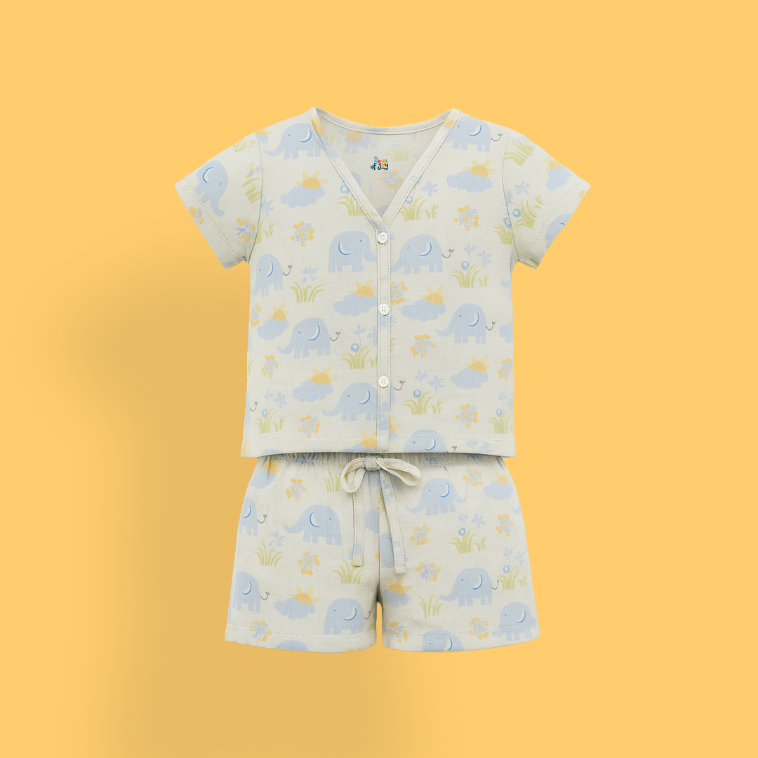 Muslin Blue Elephant