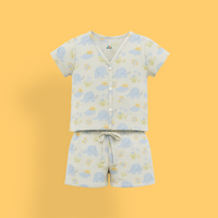 Muslin Blue Elephant