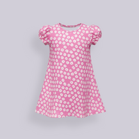 Floral - Pink Elegant Frock