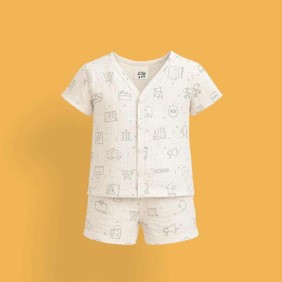 Muslin Quirky Doodle