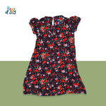 Floral Bliss - Black Elegant Dress