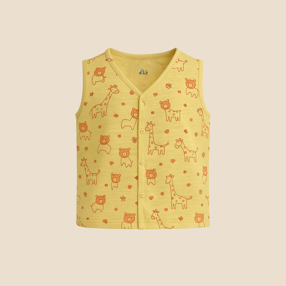 Muslin Yellow Doodle