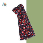 Floral Bliss - Black Elegant Dress