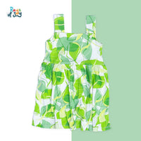 Lush Leafy Layers - Green Breezy Dress