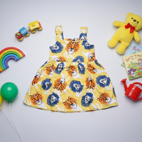 Wild Whiskers - Yellow Breezy Dress