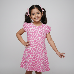 Elegant Puff Frock