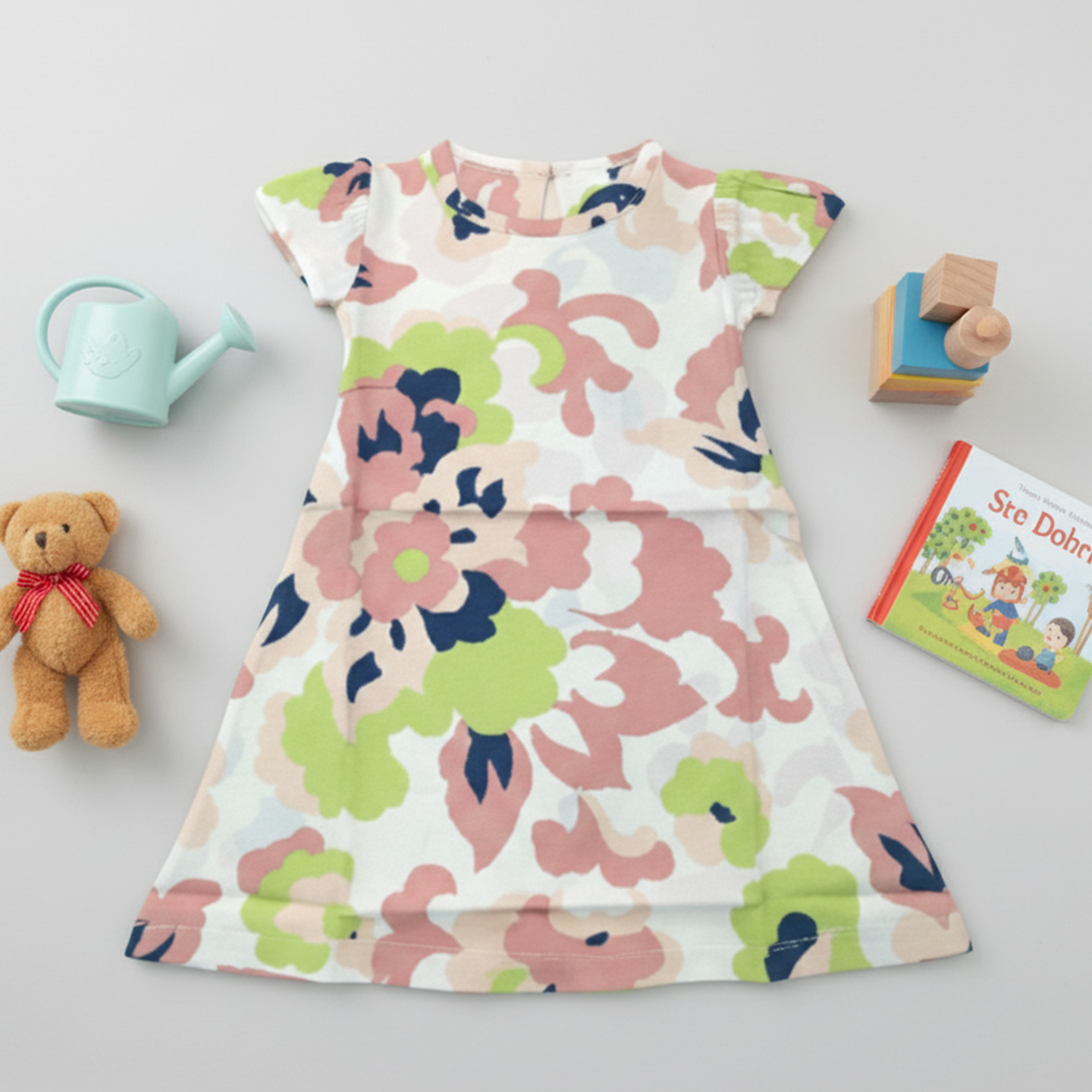 Whimsical Wonder - Pastel Elegant Dress