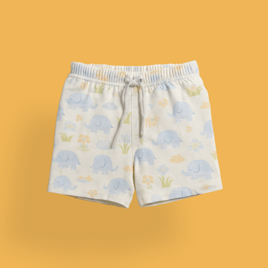 Muslin Blue Elephant