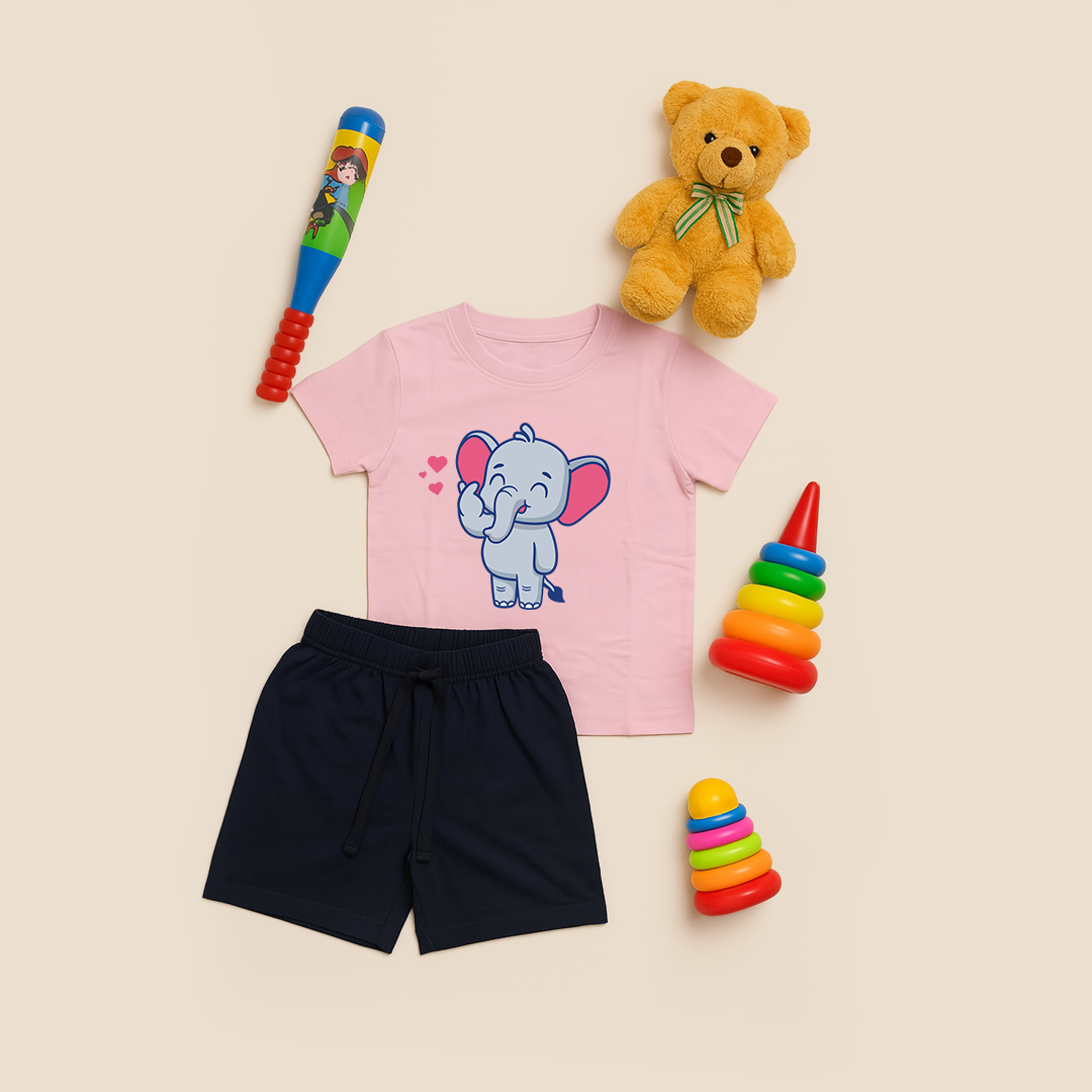 Pink Elephant Graphic