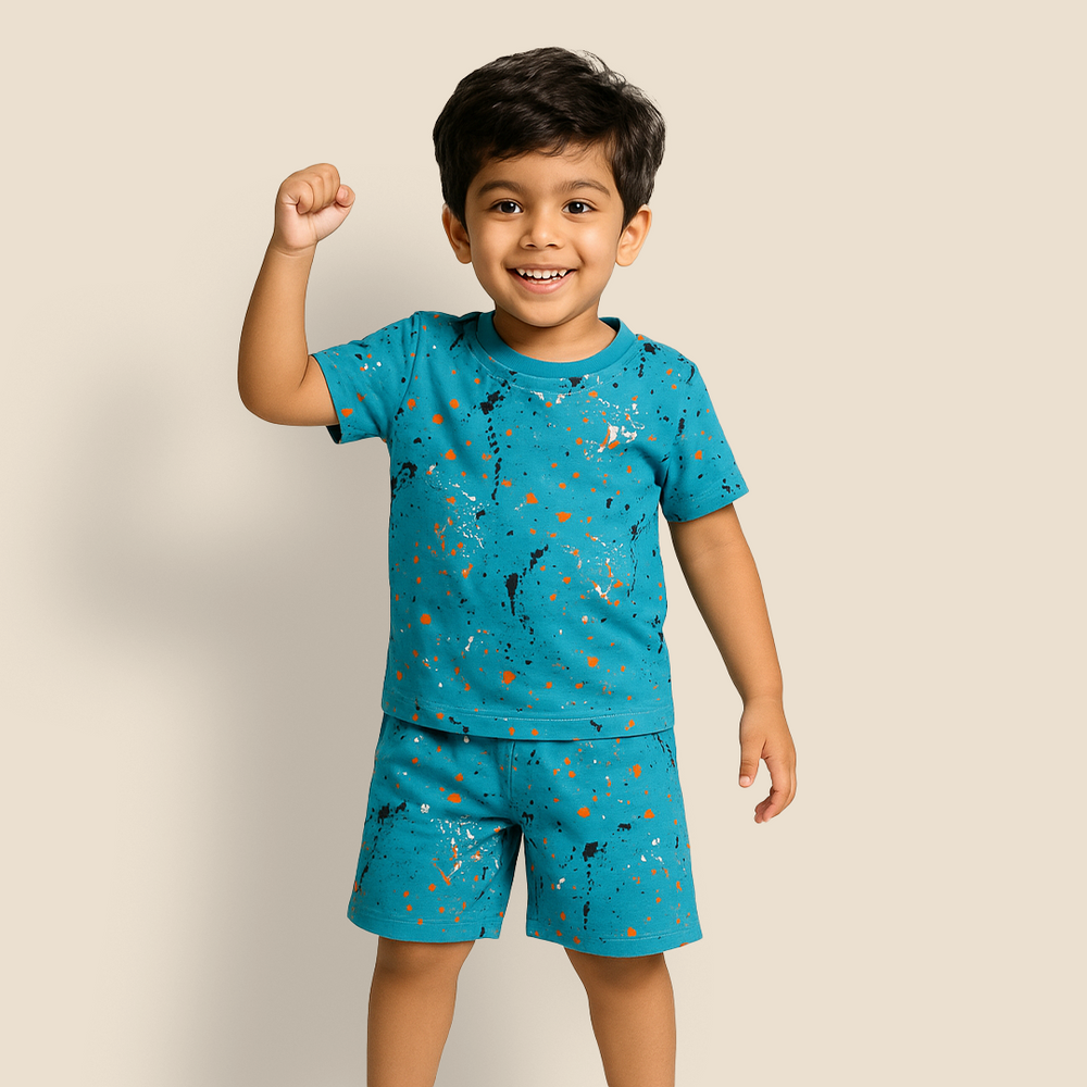 Teal Paint Splash