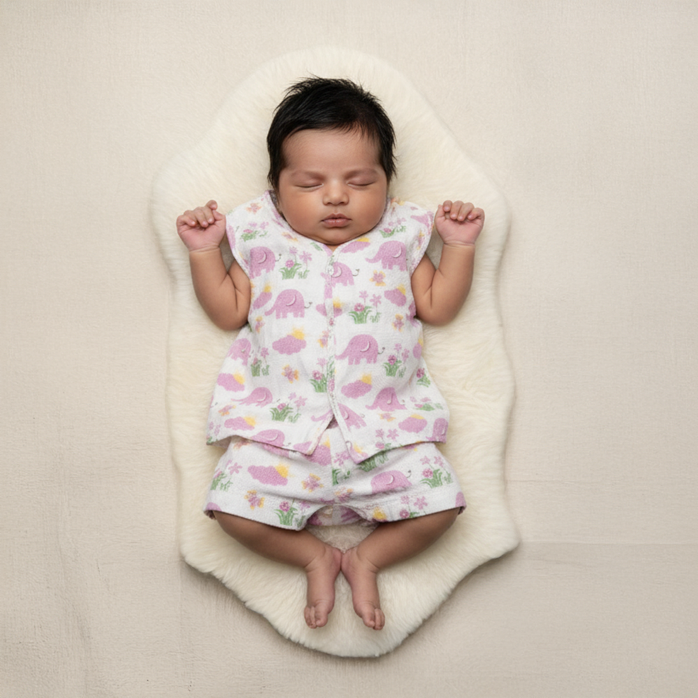 Muslin Pink Elephant