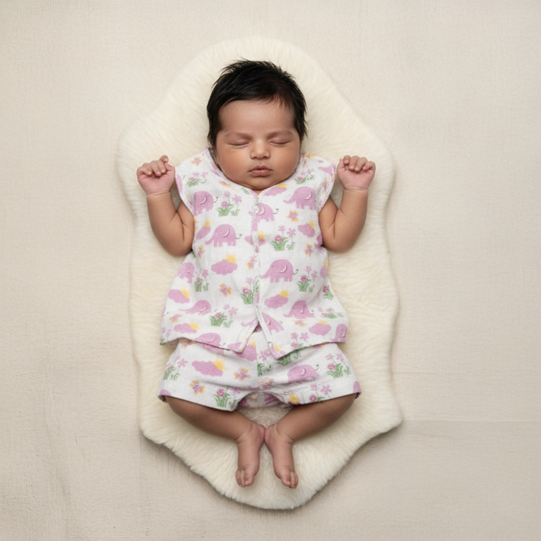 Muslin Pink Elephant