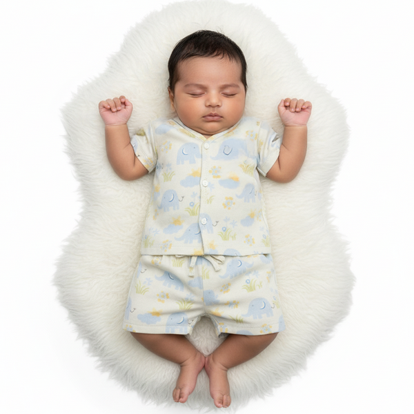 Muslin Blue Elephant