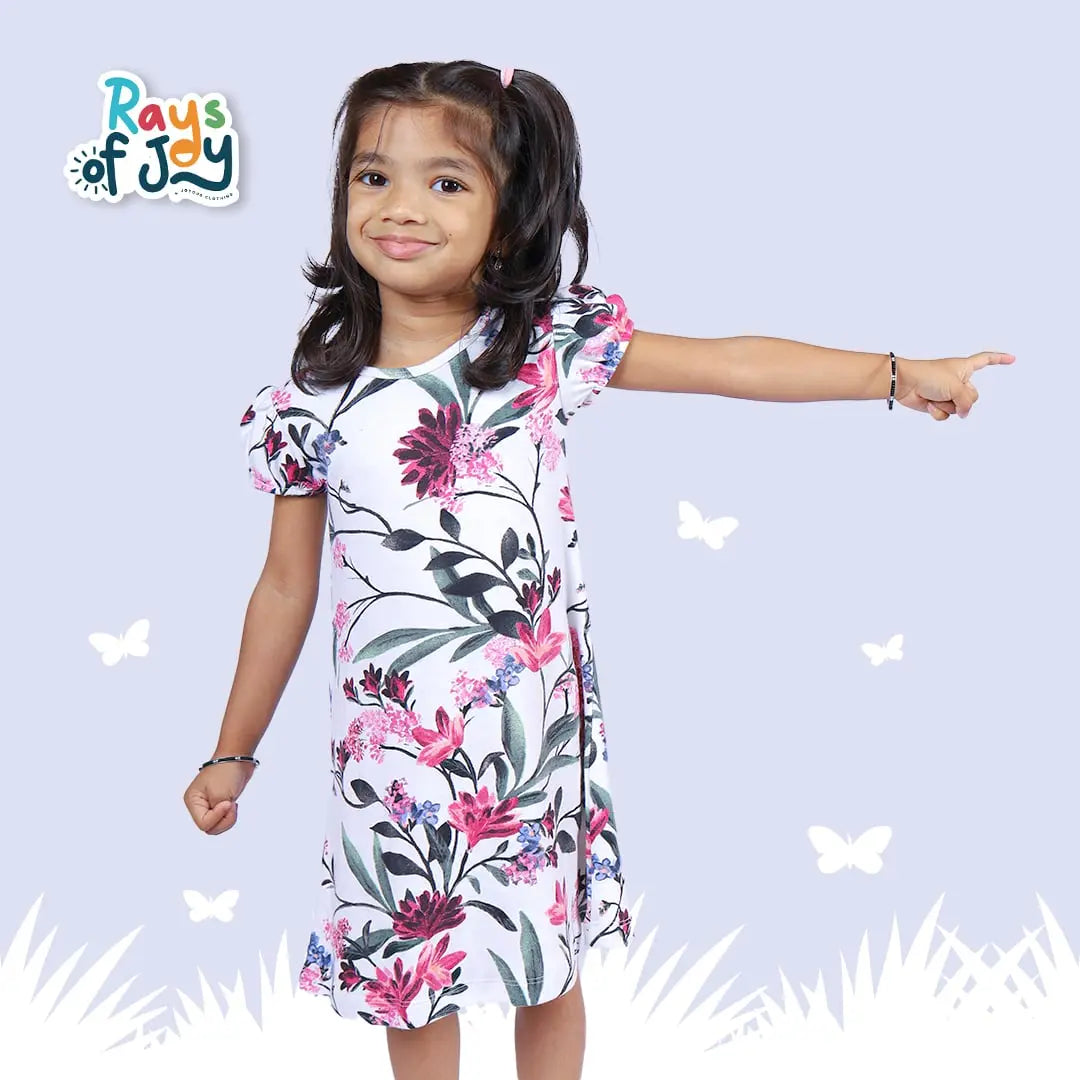 Garden Charm - Elegant Dress