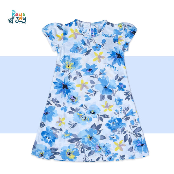 Floral Sunshine - White Elegant Dress
