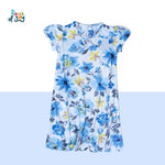 Floral Sunshine - White Elegant Dress