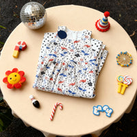 Floral - Polka Dot Breezy Dress