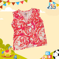 Cotton/Modal Chrysanthemum Red